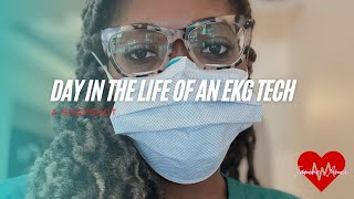 Day In The Life Of An EKG Tech  BEHIND THE SCENES  A Snapshot ekg [upl. by Dlaniger]