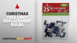 Most Popular Christmas Tree Light Replacement Bulbs National Tree 25 Clear Replacement Bulbs for 50 [upl. by Ahsyt85]