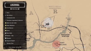 Red Dead Redemption2 Mapa skarbu Jacka Halla 2 jack hall gang map 2 [upl. by Huggins]