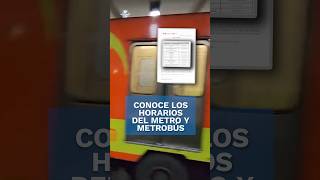 Conoce los horarios de servicio del Metro y Metrobús por la toma de protesta de Sheinbaum shorts [upl. by Sitruc993]