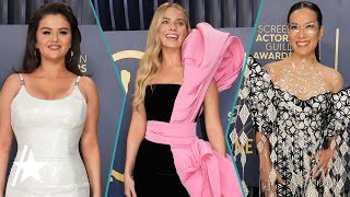 2024 SAG Awards Fashion Selena Gomez Margot Robbie amp More [upl. by Laux]