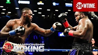 Deontay Wilder KO Bermane Stiverne in Round 1  SHOWTIME CHAMPIONSHIP BOXING [upl. by Odrarebe793]