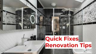 Budget Friendly Bathroom Remodel and renovation Tips [upl. by Erialcyram]