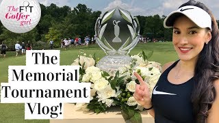 The Memorial Tournament at Muirfield Village  Fit Golfer Girl Vlog [upl. by Nyliuqcaj]