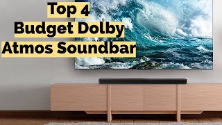 Top 4 Best Budget Soundbars with Dolby Atmos in 2024 [upl. by Placida]