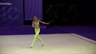 RAZOKAITE Skaiste LTU  2023 Rhythmic Junior Worlds Qualifications CL Individual [upl. by Leimaj]