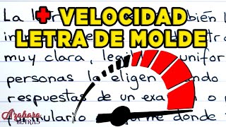 💨 ESCRIBE MÁS RÁPIDO con LETRA de MOLDE ✍️ 10 EJERCICIOS [upl. by Akceber791]