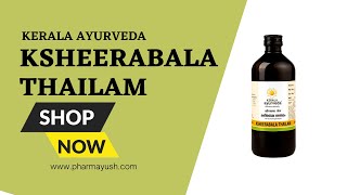 Kerala ayurveda Ksheerabala Thailam  massage oil Vata imbalance caused by neuromuscular disorders [upl. by Ainahpets]