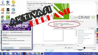 Instalation Corel Draw X8 With Keygen UNLOCK WORK 100 [upl. by Einnalem888]