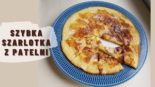 SZARLOTKA Z PATELNI w stylu KETO  Pyszny omlet jabłkowy 🍏🍎 [upl. by Dasie495]