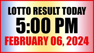 Lotto Result Today 5pm February 6 2024 Swertres Ez2 Pcso [upl. by Aphrodite]