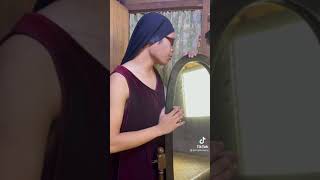 Part 1 mirror horror short scene  hahahha hadlok na maka tawa hahaha [upl. by Joacima773]