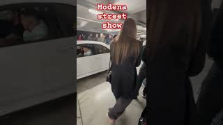 Modena street show viralvideo automobile perte tiktok edit videovirale modenastreetshow [upl. by Noeled]