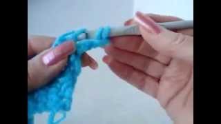 4 basic crochet stitches for begtinners chain stitch single double triple crochet Slip stitch [upl. by Ativla460]