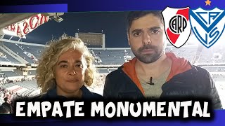 VÉLEZ EMPATÓ FRENTE A RIVER EN EL MONUMENTAL PUNTAZO PARA SEGUIR EN LO MÁS ALTO LIGAPROFESIONAL [upl. by Enimrej]