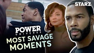 Best Of Most Savage Moments in Power History  Power Universe  STARZ [upl. by Annekcm]