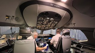 United Airlines Exclusive Boeing 7879 Cockpit Tour and FULL BRIEFING  UA2105 [upl. by Maddi]