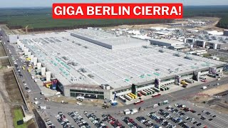 TESLA cierra GIGA BERLIN por falta de pedidos [upl. by Attebasile183]