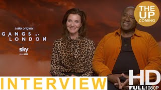 Michelle Fairley amp Lucian Msamati interview on Gangs of London Season 2 [upl. by Tomlinson]