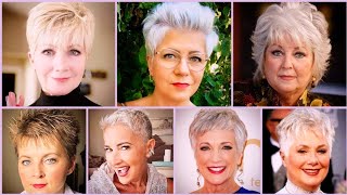 80  Best Short Hairstyles And Haircuts Ideas For Women Over 70  Classic Pixie Spiky Haircuts [upl. by Alekahs62]