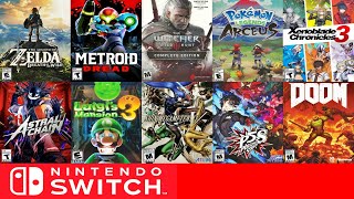 50 Best Nintendo Switch Games that you must play when you first get a Switch 2024 [upl. by Trinee831]