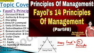 Fayols Principles Of Management  Fayols 14 Principles  BBA \ BCom  MBA  Class 12  MCom [upl. by Eedia]