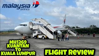 Malaysia AirlinesMH1269 Flight Report  Kuantan to Kuala LumpurKLIA [upl. by Ezarras211]