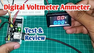 DC 0 100V 0 10A Digital Ammeter Voltmeter with dual display [upl. by Yrekaz]