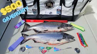 Fishing w Pitbull Tackle Salmon Gear in Bodega Bay CA [upl. by Pelaga]