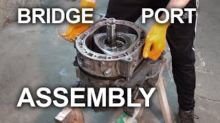 Mazda RX8 Engine Assembly and Bridge port [upl. by Onilegna]