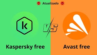 Kaspersky free VS Avast free  Vírus Windows [upl. by Anilrac]