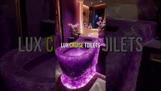 Luxury Cruise Toilets Made from Real Gemstones 💎🚽 [upl. by Ingaberg]