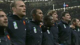 France  Nouvelle Zélande 20  18 avec hymnes et Haka 2007 [upl. by Stormy969]