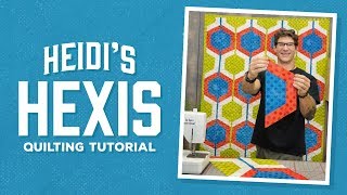 Heidis Hexis Quilt [upl. by Aihtnys]