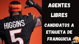 AGENTES LIBRES CANDIDATOS A ETIQUETA DE FRANQUICIA FRANCHISE TAG NFL 2425 [upl. by Oetomit]