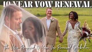 The Wise Renewal 10 Year Vow Renewal Wedding Celebration  Vow Renewal Boho Wedding 2023 [upl. by Hsemar]