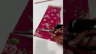 Kurti sleeves cutting Very simple jubinnautiyal youtubeshorts youtubeshortsindia youtubevideo [upl. by Pearlstein]