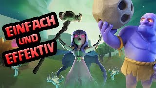 Clash of Clans Bowler Hexen auf Rh 12  Rathaus 12 Angriffstaktik Bowitch 2019  coc deutsch [upl. by Furgeson]