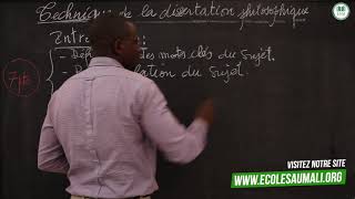 Cours  Terminale  Philosophie  Technique de dissertation Introduction Mr Doumbia [upl. by Yesrej]