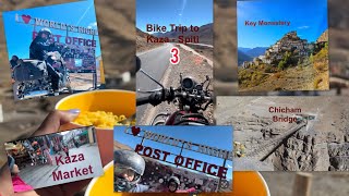 Day3 Kaza Spiti Circuit Bike Trip Our 1st Trip Spiti Explored biketour biketrip himachal [upl. by Etnuahs]