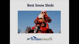 Best Snow Sleds 2018 [upl. by Reuben560]