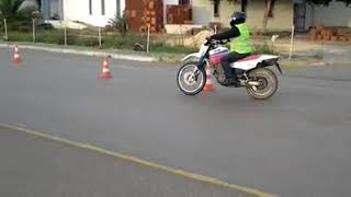 France motorcycle driving license test exam [upl. by Turnheim]