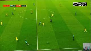 Nigeria vs South Africa  2024 CAF Africa Cup of Nations  eFootball PES Gameplay [upl. by Alda]