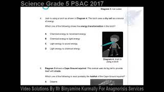 Question 1 MCQ 4 Grade 5 2017 [upl. by Lewin]