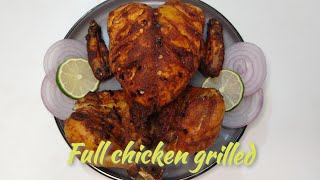 FULL CHICKEN GRILLED chicken halogen tastydishes [upl. by Atiuqahc]