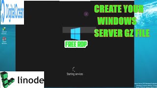 How to create windows server gz iso file windows rdp vps DigitalOcean [upl. by Aihsenot]