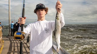 Shark Fishing In Sebastian Inlet Harassed by old Irish Karen [upl. by March246]