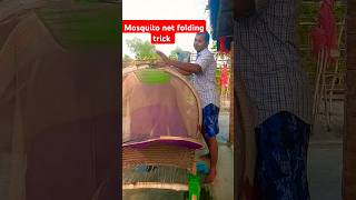 Mosquito net folding trickJago Jago subah ho gaiviralvideo trending anu morning [upl. by Otcefrep]