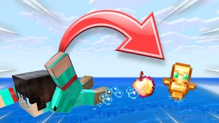 Minecraft BUT Swiming drops OP LOOT🔥🤩 [upl. by Odlaumor809]