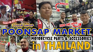 Poonsap Market  320SP SHOP in Thailand  Travel Thailand  Motorcycle Parts and Accessories [upl. by Ativ]